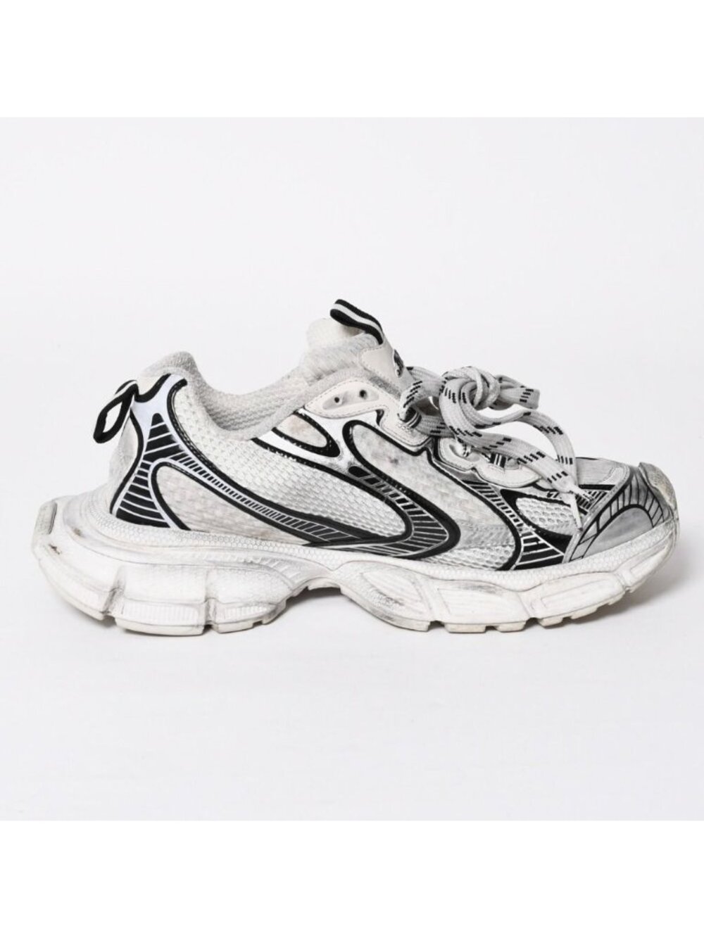 Balenciaga Sneakers 3XL White Silver Black - Picture 3 of 16